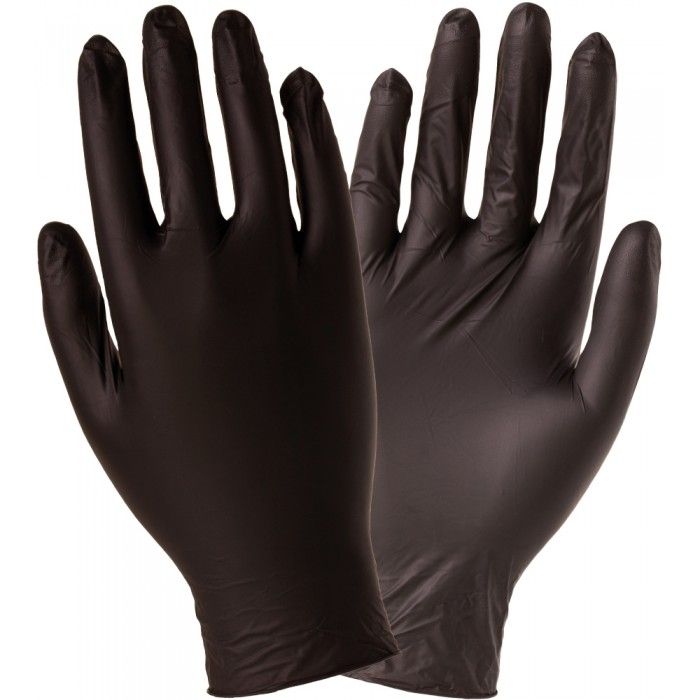 Med Consulting guanto nitrile monouso Med Black 100 pz