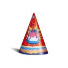 CAPPELLINI BUON COMPLEANNO TORTA PZ. 6