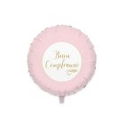 PALLONCINO MYLAR BUON COMPLEANNO ROSA E ORO
