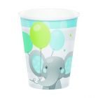 Carta & Company Tutto per il Party |  BICCHIERI ELEFANTINO AZZURRO PZ.8