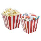 CONTENITORE DI CARTA SWEETY BOX STRIP ROSSO 6 PZ