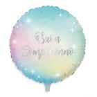 Carta & Company Tutto per il Party |  PALLONCINO MYLAR BUON COMPLEANNO SOFT RAINBOW