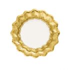 PIATTI M. LIBERTY BIANCO BORDO ORO PZ. 8