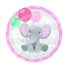 Carta & Company Tutto per il Party |  PIATTINI ELEFANTINO ROSA PZ.8