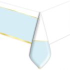 Carta & Company Tutto per il Party |   TOVAGLIA IN PLASTICA CHIC CELESTE PZ.1