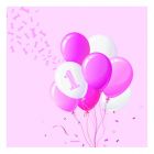 Carta & Company Tutto per il Party | TOVAGLIOLI PRIMO COMPLEANNO BIMBA PZ. 20