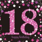 TOVAGLIOLO HAPPY BIRTHDAY PINK SPARKLING CELEBRATION PZ. 16