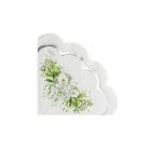 Carta & Company Tutto per il Party |  TOVAGLIOLO SMERLATO WEDDING IN GREEN 16PZ
