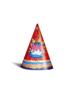 CAPPELLINI BUON COMPLEANNO TORTA PZ. 6