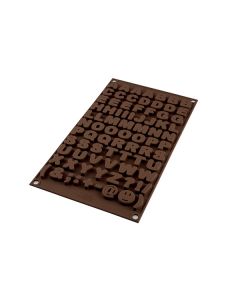 STAMPO IN SILICONE PER LETTERE DI CIOCCOLATO