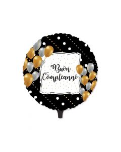 PALLONCINO MYLAR BUON COMPLEANNO PRESTIGE