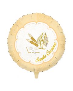 PALLONCINO MYLAR SANTA CRESIMA