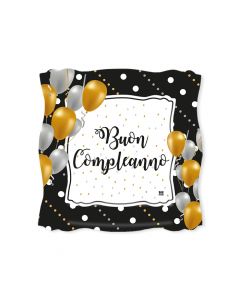 PIATTINO BUON COMPLEANNO PRESIGE PZ. 8