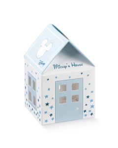SCATOLINA CASETTA MICKEY'S STARS BIANCO/CELESTE PZ.10
