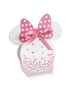 SCATOLINA MINNIE'S STARS BIANCO/ROSA PZ.10