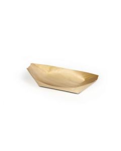 BARCHETTA IN FOGLIA DI BAMBOO  8.5x5 CM 50 PZ. 