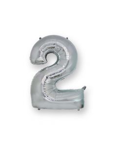 PALLONCINO MYLAR NUMERO "2"