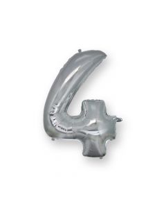 PALLONCINO MYLAR NUMERO "4"