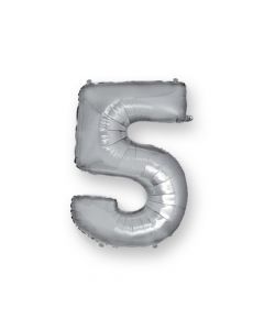 PALLONCINO MYLAR NUMERO "5"
