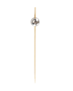 BAMBOO MINI SPIEDO  BALL ARGENTO 200 PZ.