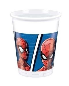 BICCHIERE SPIDERMAN TEAM UP PZ. 8