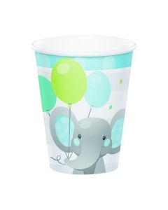 Carta & Company Tutto per il Party | BICCHIERI ELEFANTINO AZZURRO PZ.8