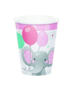 Carta & Company Tutto per il Party | BICCHIERI ELEFANTINO ROSA PZ.8