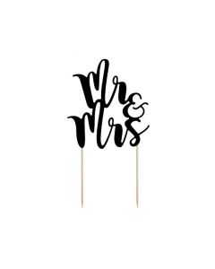 CAKE TOPPER MR & MRS