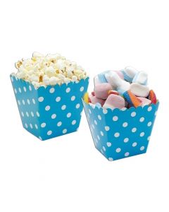CONTENITORE DI CARTA SWEETY BOX POIS TURCHESE 6 PZ