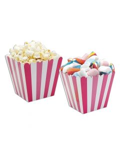 CONTENITORE DI CARTA SWEETY BOX STRIP FUCSIA  6 PZ