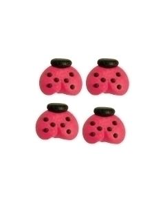 DECORAZIONI COCCINELLE IN ZUCCHERO 12 PZ.