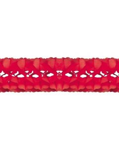 FESTONE IN CARTA A FISARMONICA ROSSO 