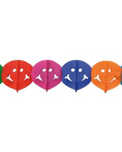 FESTONE IN CARTA CON DECORAZIONE SMILE