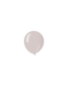 PALLONCINI 5" MONOCOLORE ARGENTO METAL PZ. 100