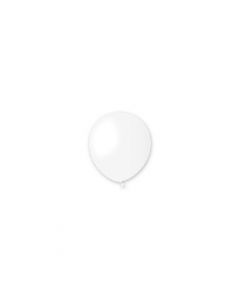 PALLONCINI 5" MONOCOLORE BIANCHI PZ. 100