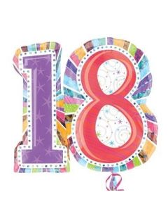 PALLONCINO 18 ANNI SUPERSHAPE MYLAR PZ.1