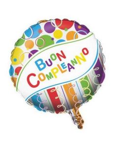 PALLONCINO BUON COMPLEANNO MYLAR