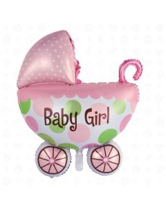 PALLONCINO MYLAR CARROZZINA BAMBINA
