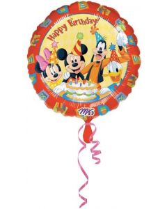 PALLONCINO MICKEY & FRIENDS HAPPY BIRTHDAY MYLAR 