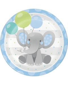 Carta & Company Tutto per il Party |  PIATTI ELEFANTINO AZZURRO PZ.8