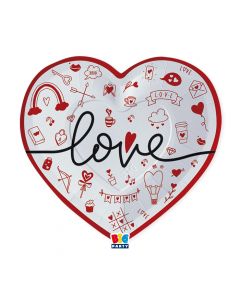 CARTA & COMPANY TUTTO PER IL PARTY | PIATTI LOVE PZ. 6