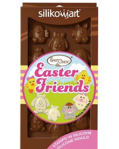 STAMPO SILICONE SILIKOMART EASTER FRIENDS – PULCINI CONIGLIETTI CIOCCOLATINI