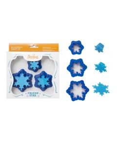 SET 6PZ TAGLIAPASTA FROZEN STAR CON IMPRIMI-DECORI