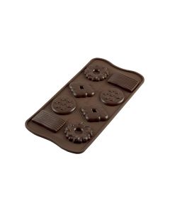 STAMPO IN SILICONE CHOCO BISCUITS