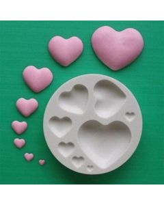 STAMPO SILICONE CUORI