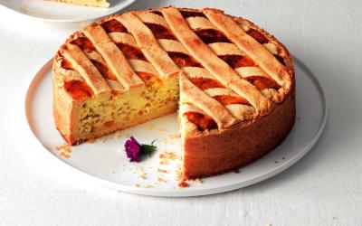 Pastiera con crema pasticcera